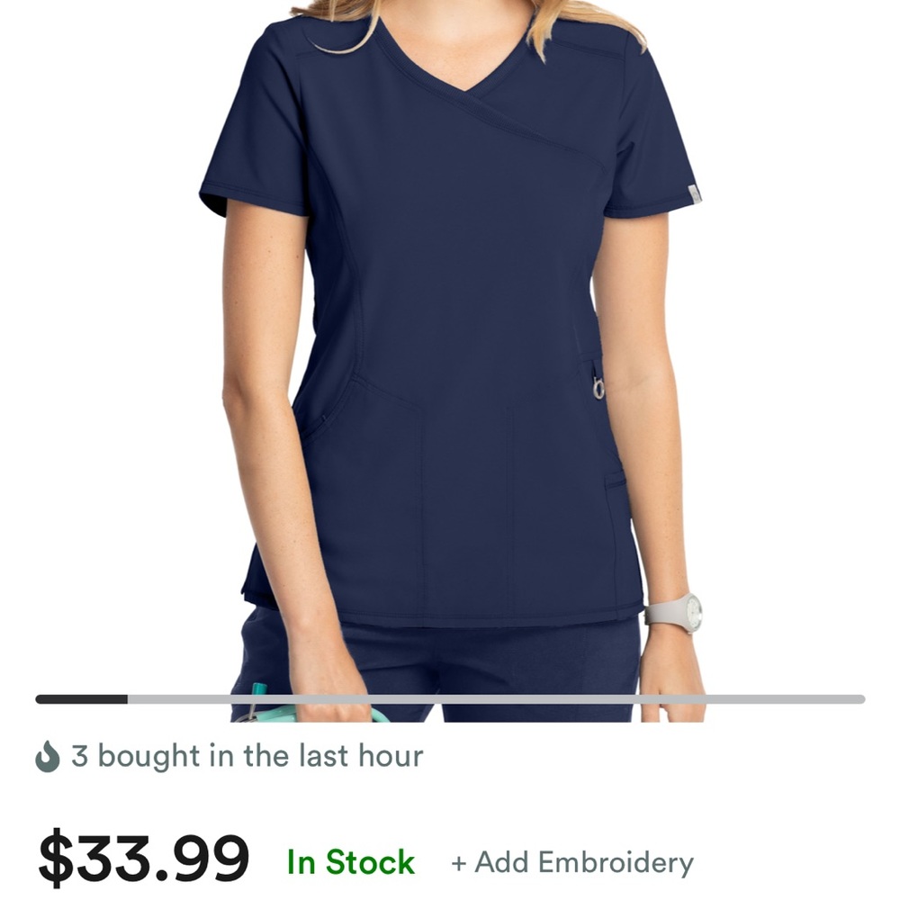 Cherokee Infinity Mock Wrap Top